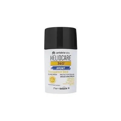 Heliocare 360° Sport Stick Transparent SPF50+ Sunscreen Stick for Active Lifestyles Heliocare 360° Sport Stick Transparent SPF50+ Sunscreen Sunscreen Stick, SPF50+, Transparent Sunscreen, Waterproof Sunscreen, Sunscreen for Sports, Non-greasy Sunscreen, Active Lifestyle, Outdoor Protection, Skin Care, Sun Protection, Fernblock, Green Tea Extract, Compact Sunscreen, Portable Sunscreen
