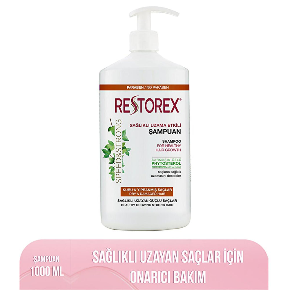 Restorex Restoring Shampoo for Dry and Damaged Hair - Nourishing, 33.81 fl oz - view 2