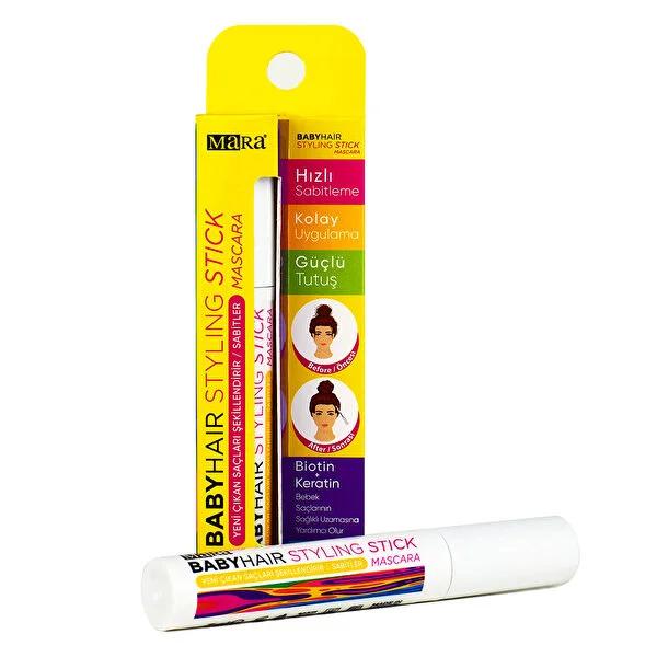 Mara Hair Styling Stick Maskara - Tame Flyaways, Add Definition, Portable Hair Finishing Wax Stick 70ml Mara Hair Styling Stick: Tame Flyaways &amp; Style On-the-Go hair styling stick, hair maskara, flyaway tamer, hair definition stick, portable hair styling, hair styling wax stick, hair finishing stick, hair stick for flyaways, hair styling product, hair wax stick, hair finishing stick, hair product, flyaways, hair definition, travel hair styling, hair touch up, hair styling, hair care, hair accessory, women&#39;s