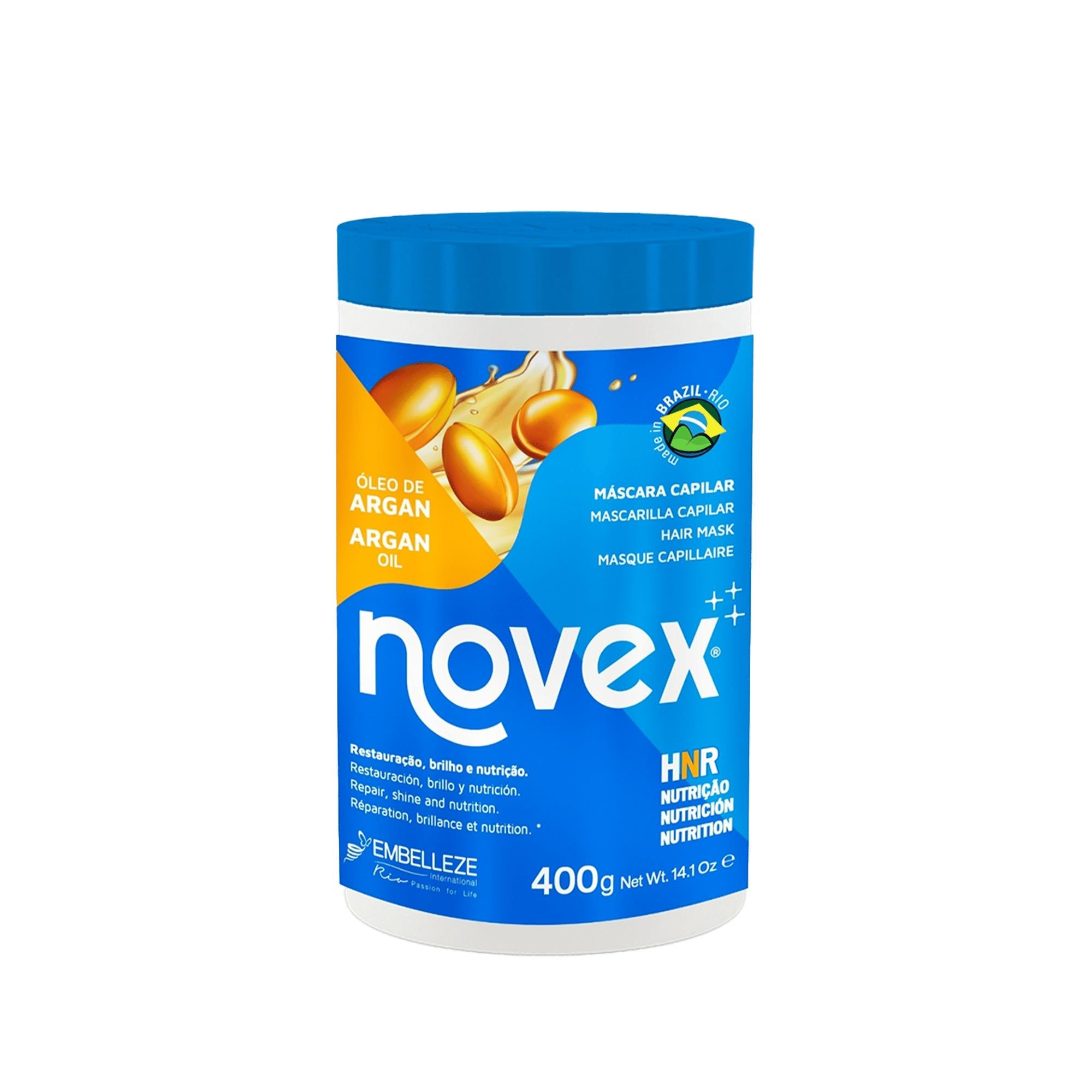 Novex Argan Oil Restorative Hair Mask for Damaged Hair 400g