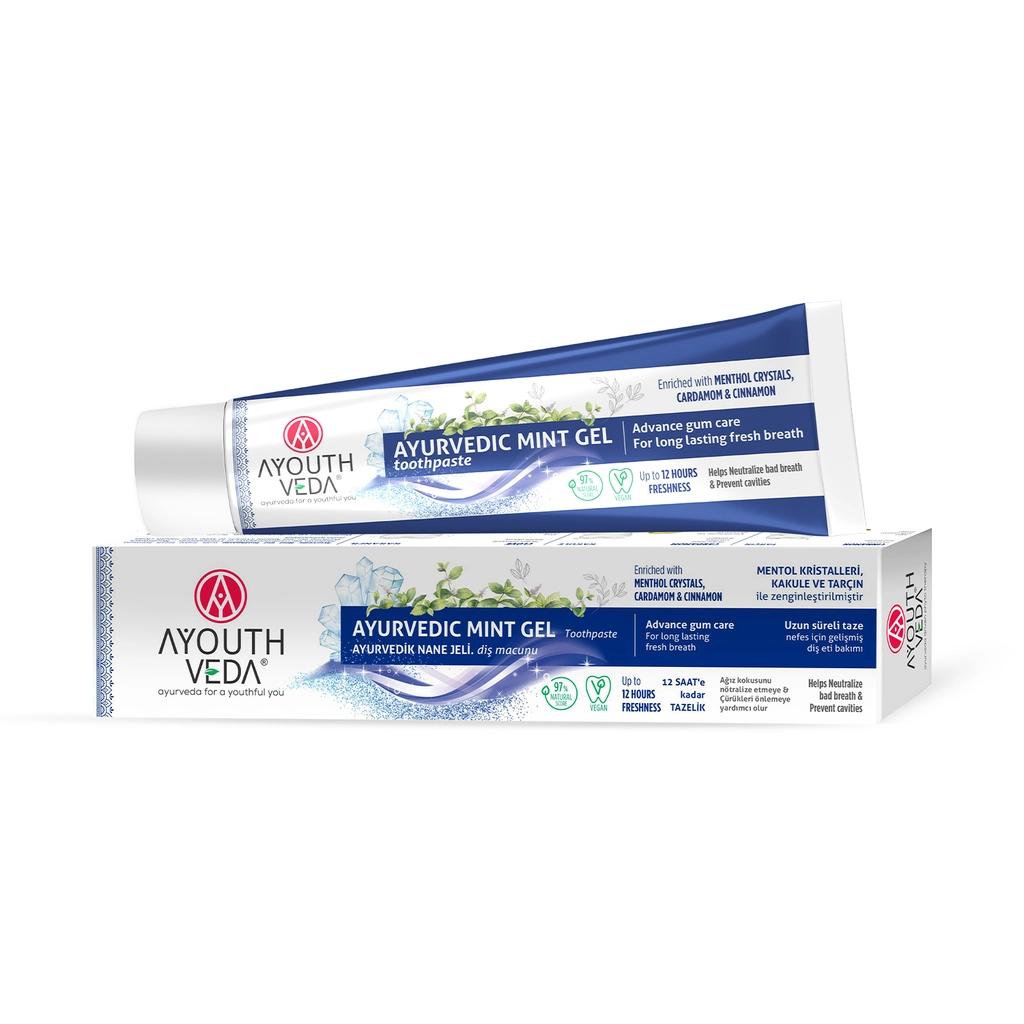 Ayouth Veda Mint Gel Toothpaste for Fresh Breath 100 ml