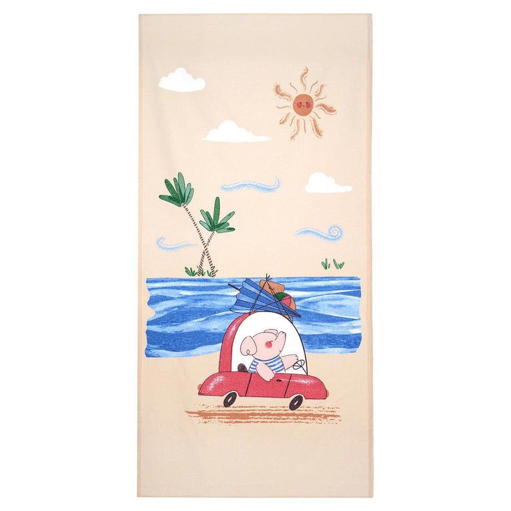 Eklips Kids Beach Towel Cream - Soft & Absorbent