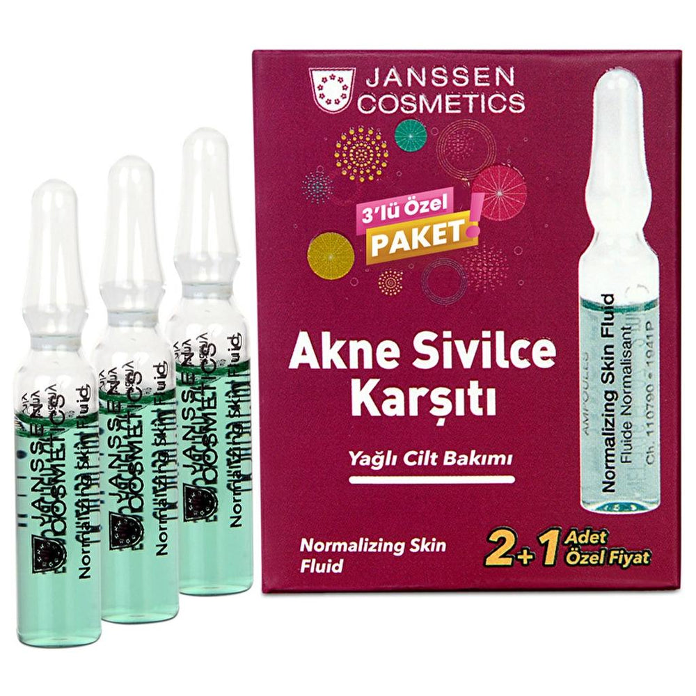Janssen Cosmetics Clarifying Ampoules for Oily Skin, 3-Pack