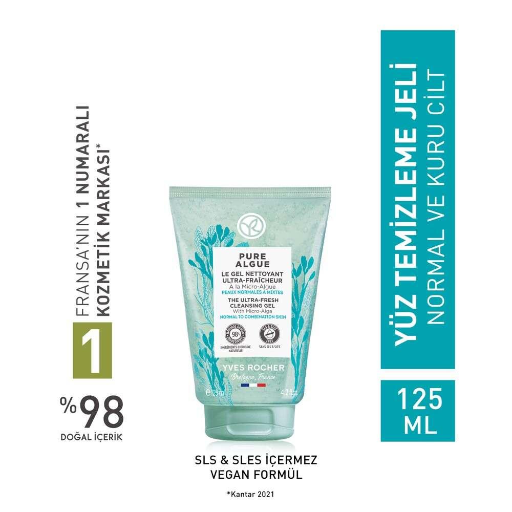 Pure Algue Moisturizing Face Wash Gel for Normal to Dry Skin - Gentle, Refreshing, Detoxifying Cleanser with Ocean Algae Pure Algue Face Wash Gel - Moisturizing &amp; Detoxifying face wash gel, moisturizing face wash, refreshing face cleanser, detoxifying skincare, ocean algae face wash, skincare for normal to dry skin, gentle cleansing, nourishing face wash, natural skincare ingredients, daily skincare routine, face wash for sensitive skin