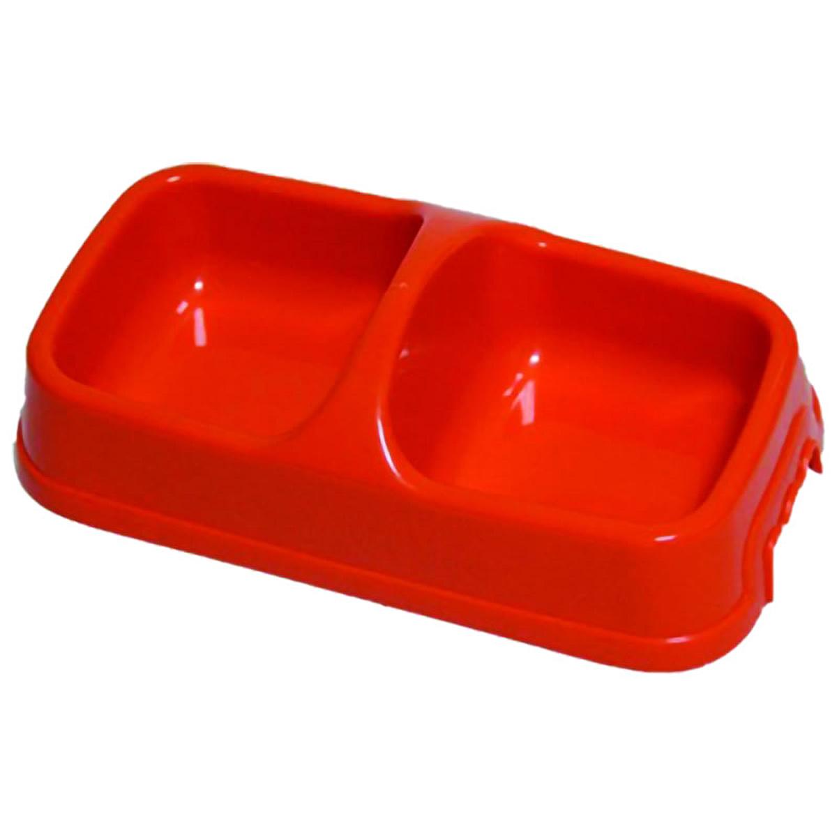 Pet's Family Large Double Pet Food Container - 1L Capacity, Durable Plastic, Easy-to-Clean Design Large Double Pet Food Container - Pet's Family pet food container, large pet food storage, plastic pet bowl, double pet food container, pet accessories, pet food storage solution, durable pet food container, easy-to-clean pet food container, pet owners, pet care, pet supplies
