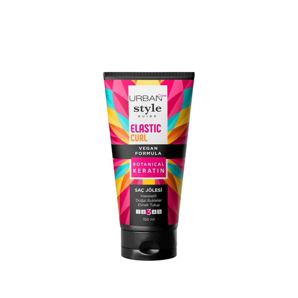 URBAN Care Style Guide Elastic Curl Hair Styling Gel - 150ml, Natural Curls, Flexible Hold, Curl Definition - Hair Styling