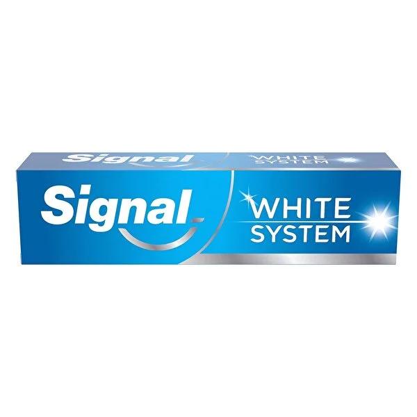 Signal White System Original Whitening Toothpaste, 75ml - Achieve Brighter Smile in 2 Weeks Signal White System Toothpaste for Whiter Smile whitening toothpaste, Signal White System, oral hygiene products, teeth whitening toothpaste, Signal toothpaste, cosmetic toothpaste, oral care, dental hygiene, brighter smile, confidence booster, daily oral care, whitening oral care