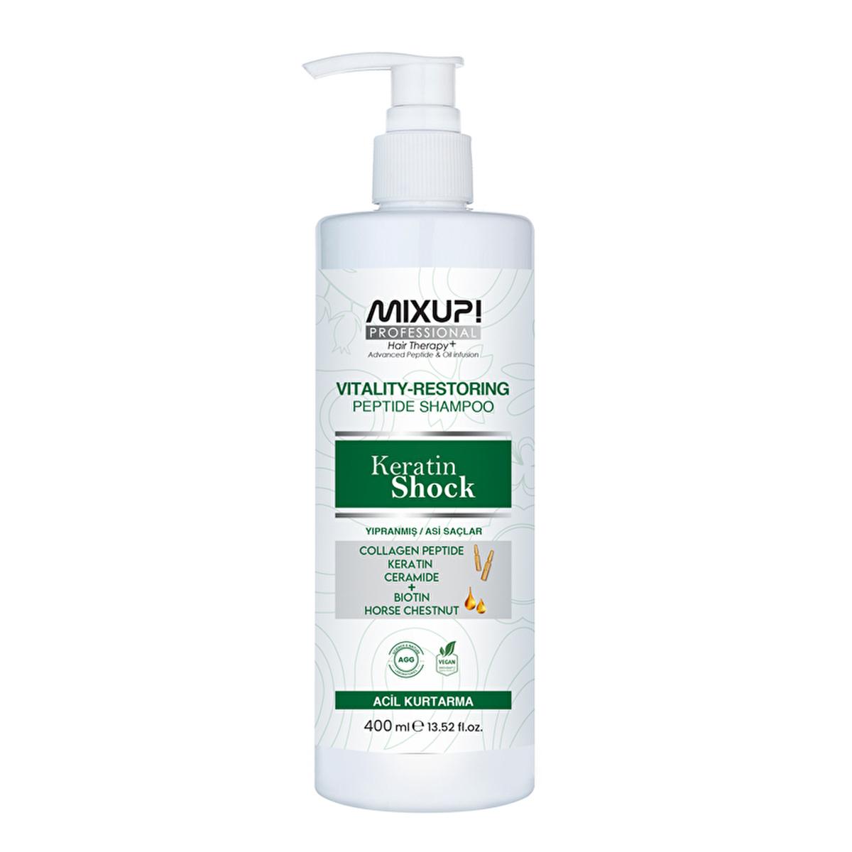 mixup keratin shock repairing and smoothing shampoo 400 ml, collagen peptide shampoo for damaged hair, biotin infused hair care shampoo Mixup! Keratin Shock Repairing & Smoothing Shampoo - Collagen, Biotin, and Keratin | 400 ml Mixup! Keratin Shock Repairing Shampoo 400 ml keratin-shampoo, hair-repair, smoothing-shampoo, damaged-hair, biotin-benefits, frizz-control, mixup-products, hair-care, professional-hair-products, ai-generated