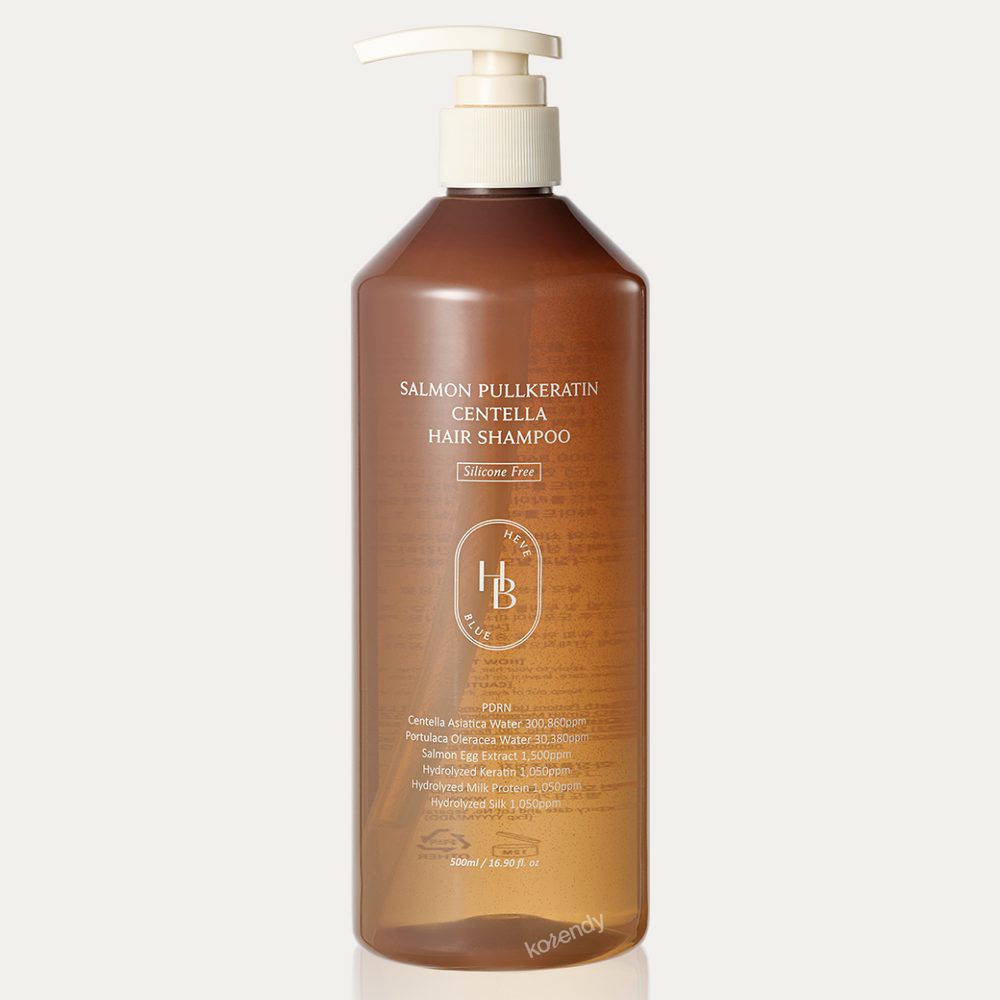 Heveblue Salmon PullKeratin Centella Hair Shampoo 500ml