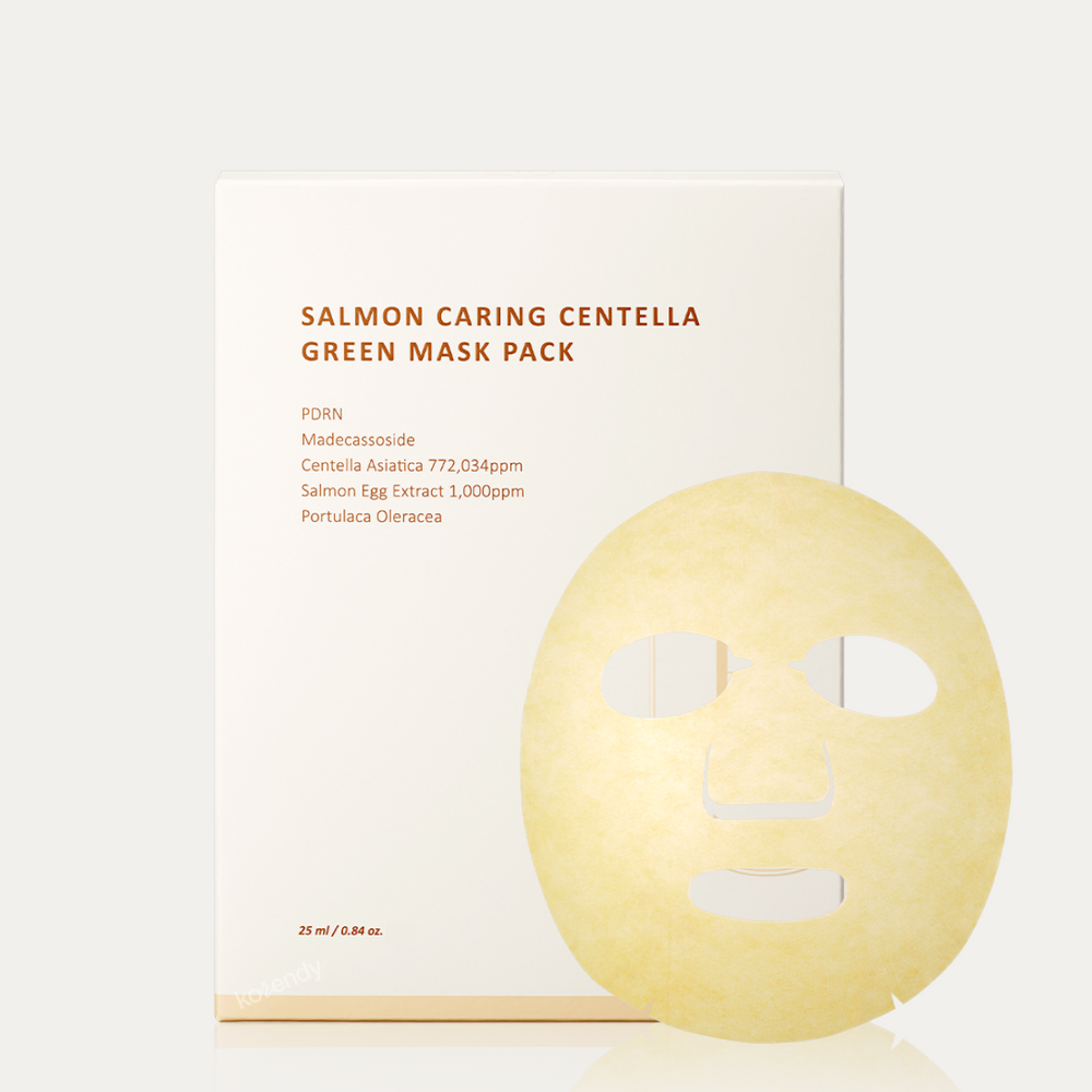Heveblue Salmon Caring Centella Green Mask Pack Soothing 25ml
