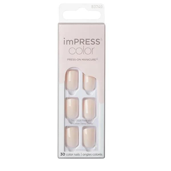 Impress Color Press-On Nails - Short Point Pink, Easy DIY Nail Art & At-Home Nail Care Impress Color Press-On Nails - Easy At-Home Nail Care press-on nails, adhesive nail tips, at-home nail care, DIY nail art, short point nails, pink nails, nail beauty, nail care, cosmetics, beauty products, nail enhancements, nail tips