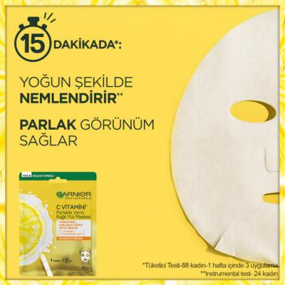 Garnier Vitamin C Brightening Sheet Face Mask for All Skin Types - Nourishing, Hydrating, and Brightening Skincare Garnier Vitamin C Face Mask for Brightening & Nourishment Vitamin C face mask, Sheet face mask, Brightening face mask, Nourishing skincare, Sensitive skin friendly, Garnier, Skincare, Face masks, Hydrating face mask, Brightening skincare, Antioxidant skincare, Easy skincare routine, Relaxing skincare, Healthy skin, Radiant skin, Glowing skin, Skincare essentials, Beauty products, Skincare routi