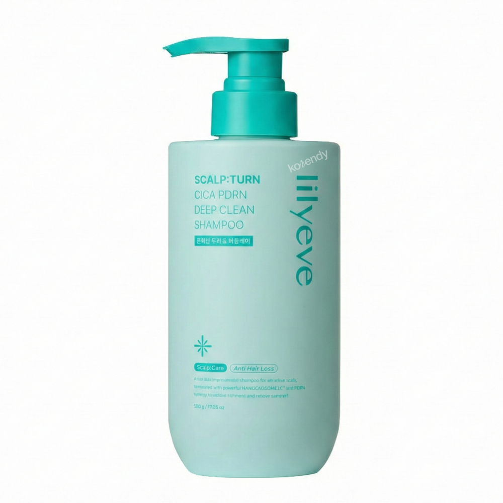 Lilyeve Scalp:Turn Cica PDRN Deep Clean Shampoo Sebum Control 500g