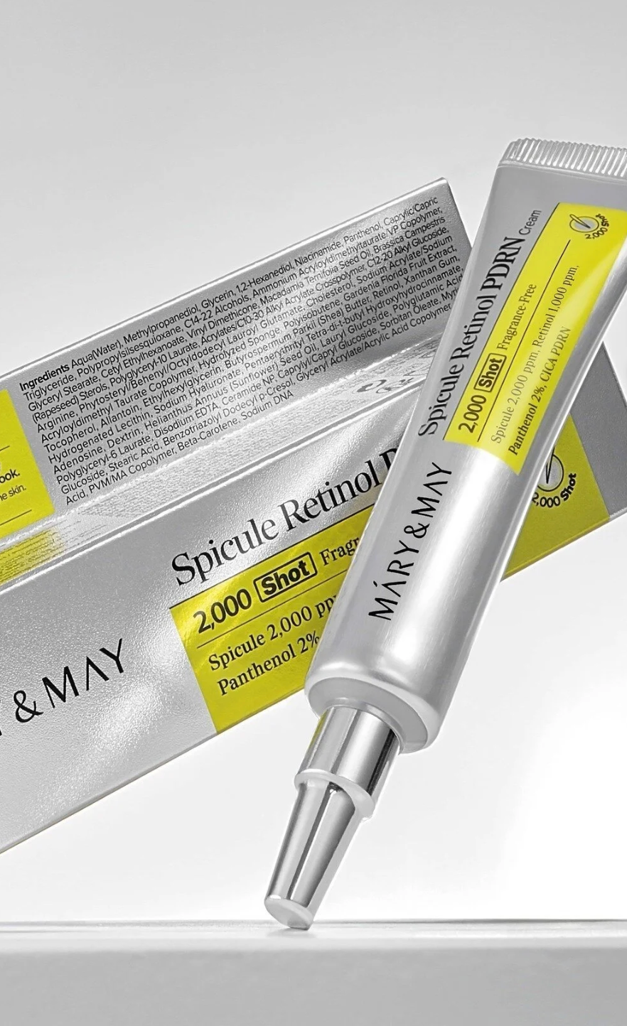 Mary & May Smart Retinol™ Spicule PDRN Cream 15g | Pore-Refining, Brightening & Anti-Wrinkle Treatment