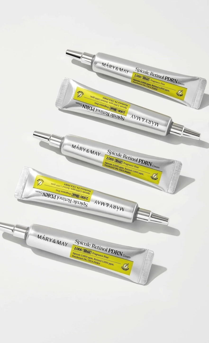 Mary & May Smart Retinol™ Spicule PDRN Cream 15g | Pore-Refining, Brightening & Anti-Wrinkle Treatment