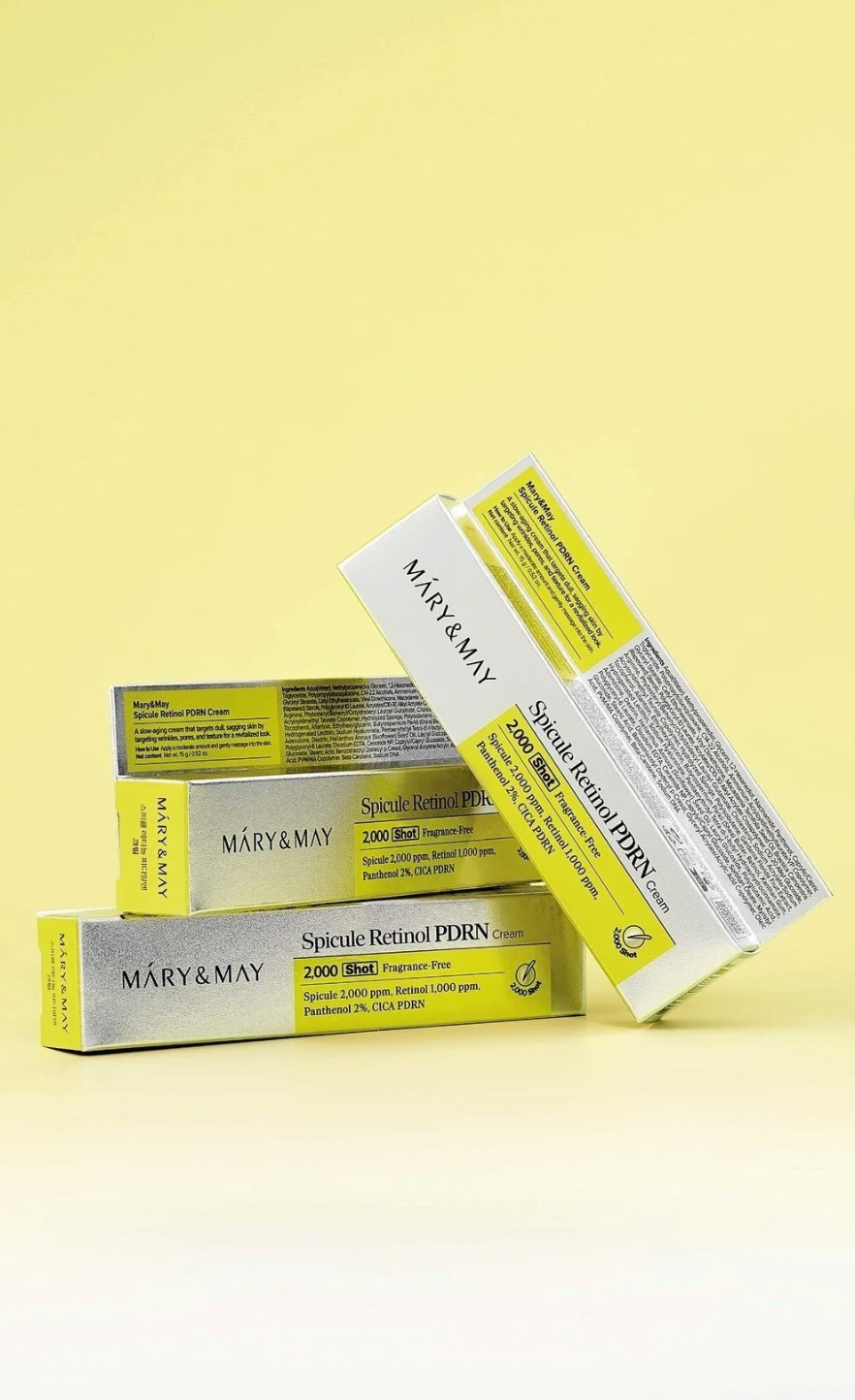 Mary & May Smart Retinol™ Spicule PDRN Cream 15g | Pore-Refining, Brightening & Anti-Wrinkle Treatment