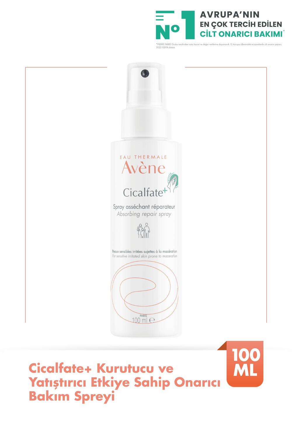 avene cicalfate plus repair spray bottle front view, avene cicalfate plus repair spray usage instructions Avène Cicalfate+ Repair Spray - Soothing Formula | 3.38 fl oz Avène Cicalfate+ Repair Spray - Soothing Formula | 3.38 fl oz avene, repair-spray, soothing-skin, sensitive-skin, skin-redness, skin-dryness, baby-care, skin-care, hydration, ai-generated