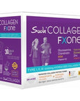 Suda Collagen Fxone Unsweetened Collagen Powder Supplement - 12g x 30 Sachets, Hydrolyzed Collagen Peptides for Skin, Hair, and Joint Health - image 2