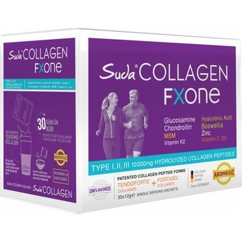Suda Collagen Fxone Unsweetened Collagen Powder Supplement - 12g x 30 Sachets, Hydrolyzed Collagen Peptides for Skin, Hair, and Joint Health - image 2