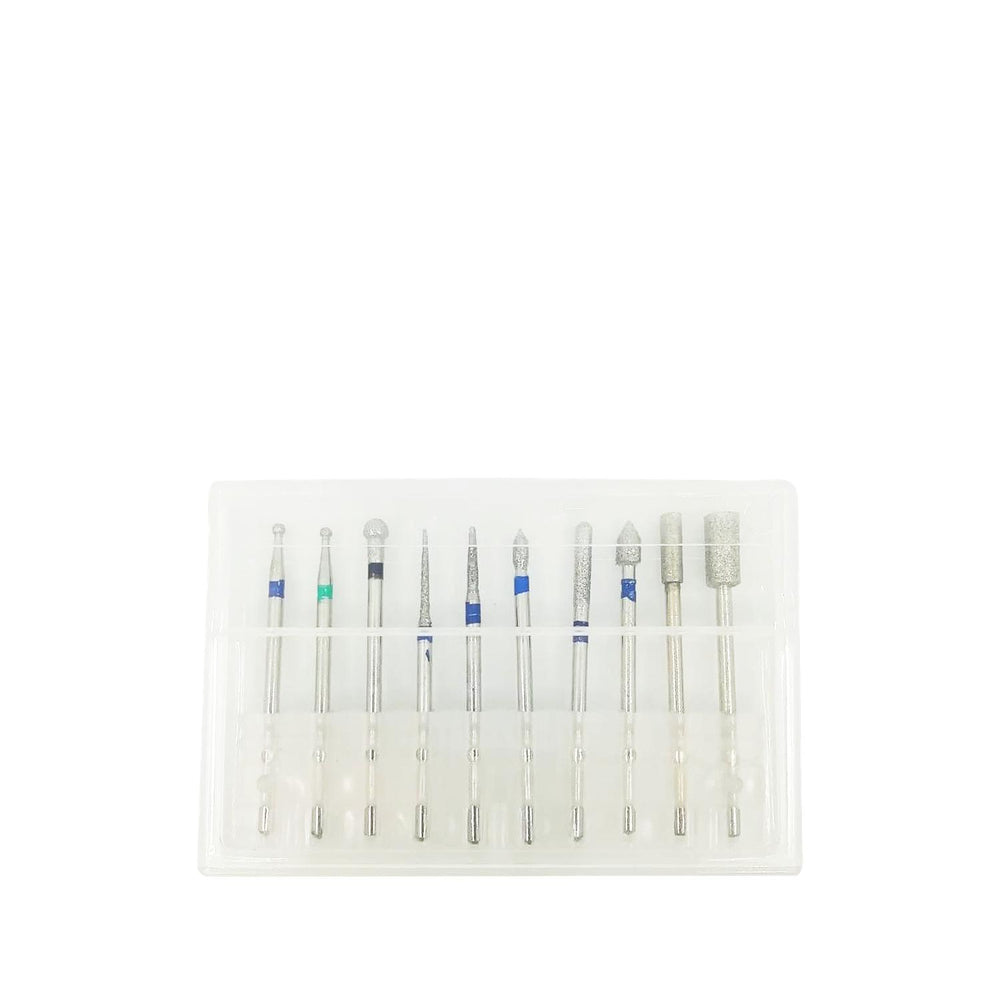 Trina Nail Drill Bit Set - 10 Piece Professional Nail Care & Beautification Tools Trina Nail Drill Bit Set - Precision Nail Care nail drill bit set, Trina nail care, nail technician tools, nail beautification equipment, professional nail care products, nail care, beauty tools, DIY nail art, nail salon equipment, nail shaping tools, precision nail care