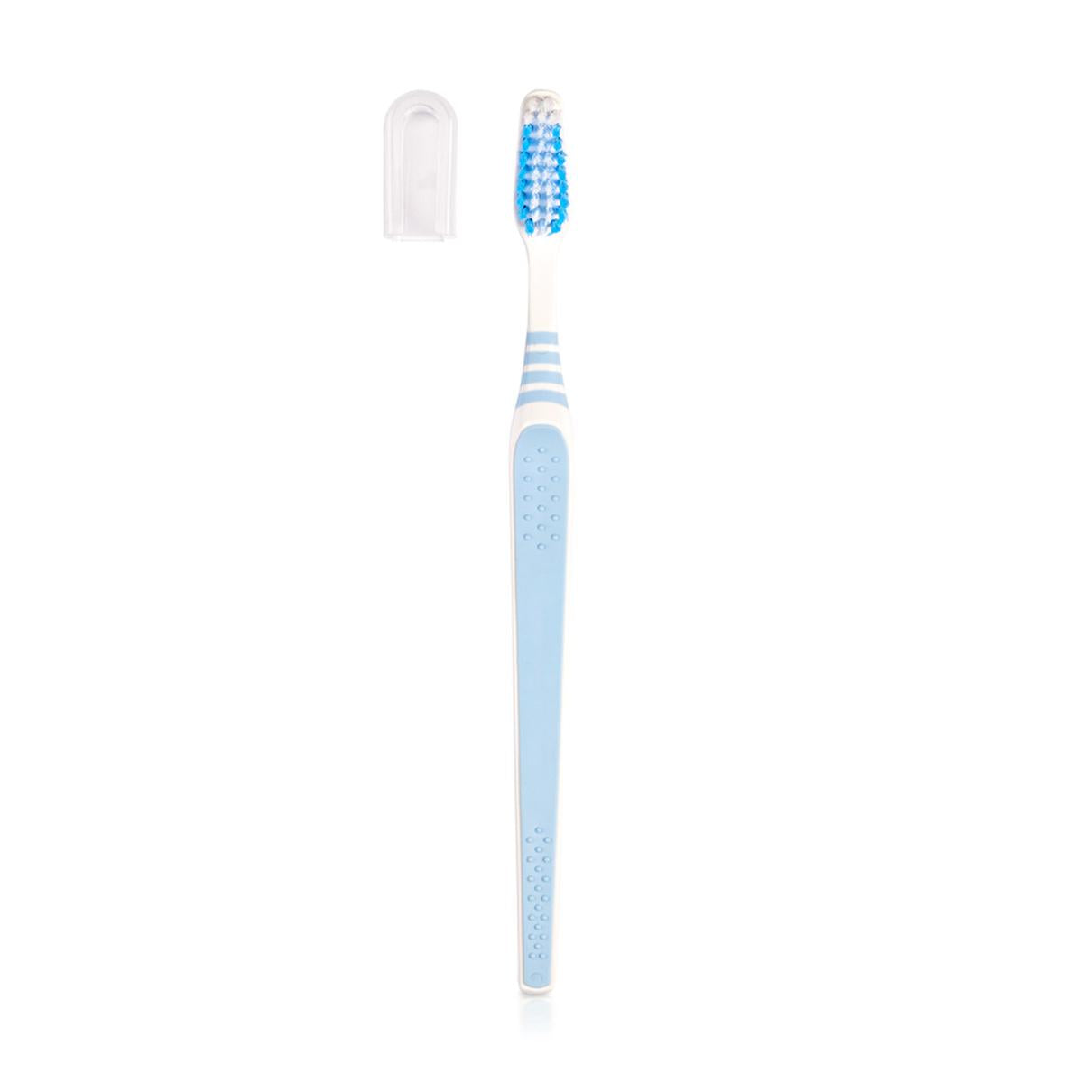Benri Manual Toothbrush for Adults - Soft Bristle, Non-Slip Handle, ISO 20126 Compliant Benri Manual Toothbrush - Soft Bristle, Non-Slip Handle manual toothbrush, adult toothbrush, soft bristle toothbrush, ISO 20126 compliant toothbrush, non-slip handle toothbrush, oral care, hygiene, dental care, toothbrush with protective cap, gentle toothbrush