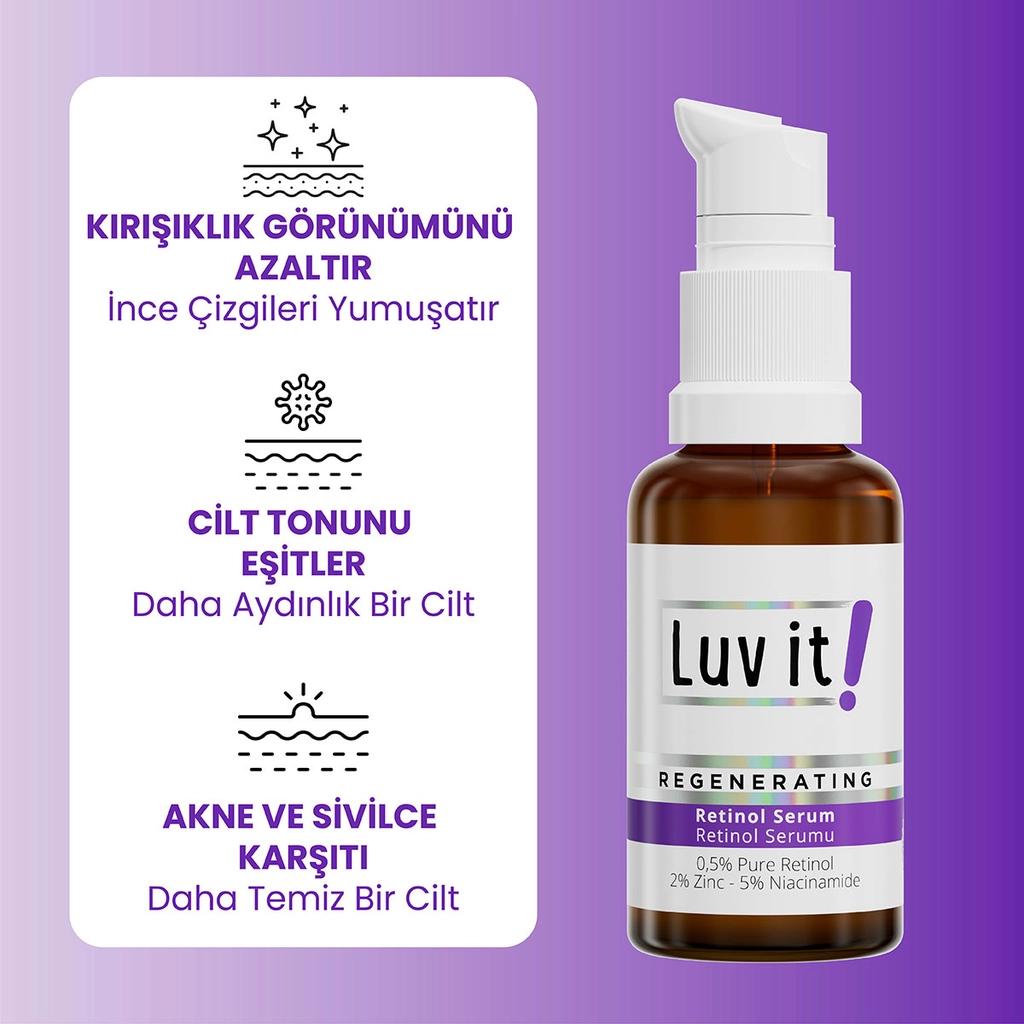 Luv it! Retinol &amp; Niacinamide Smoothing Serum 30 ml