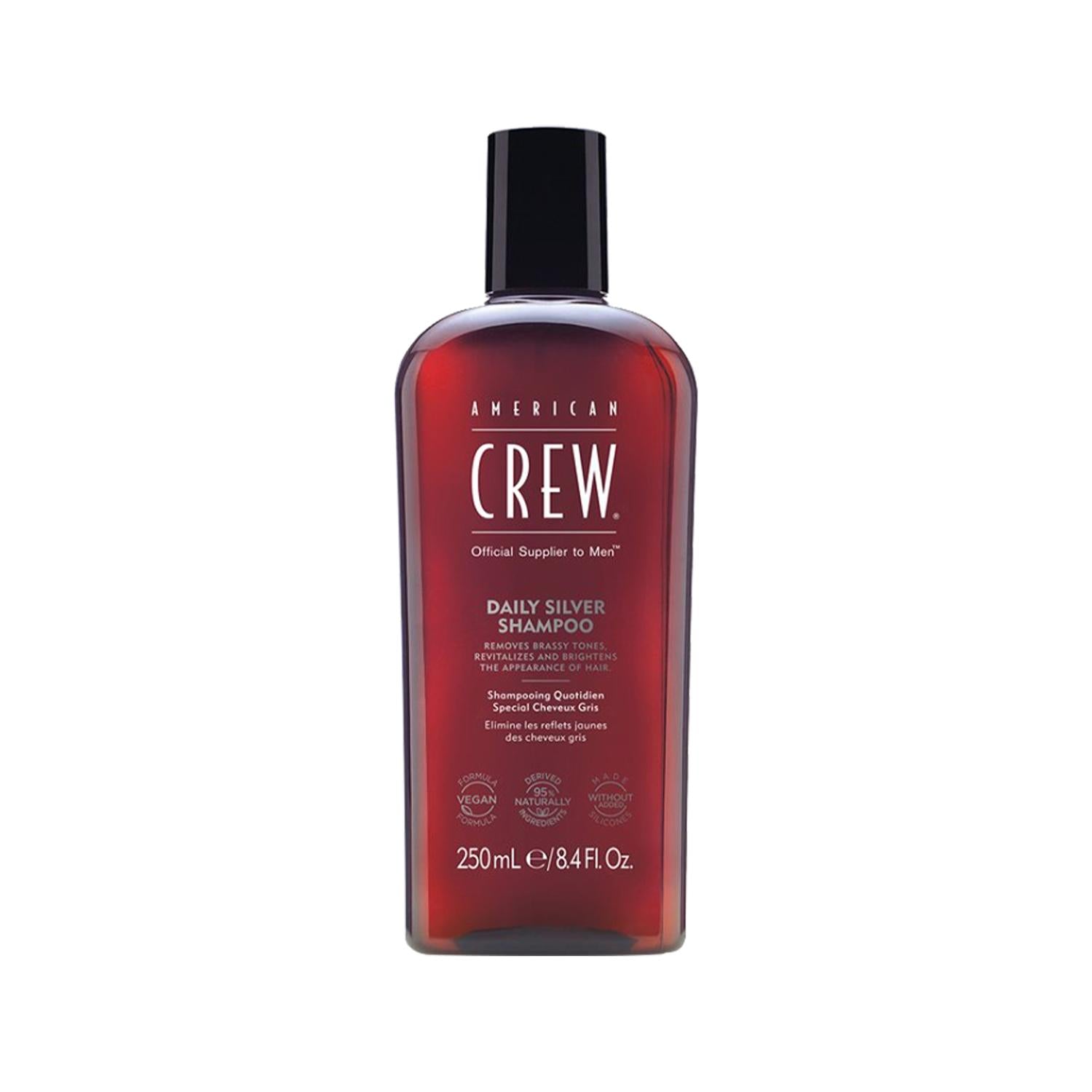 American Crew Daily Silver Shampoo for Gray &amp; White Hair 250 ml