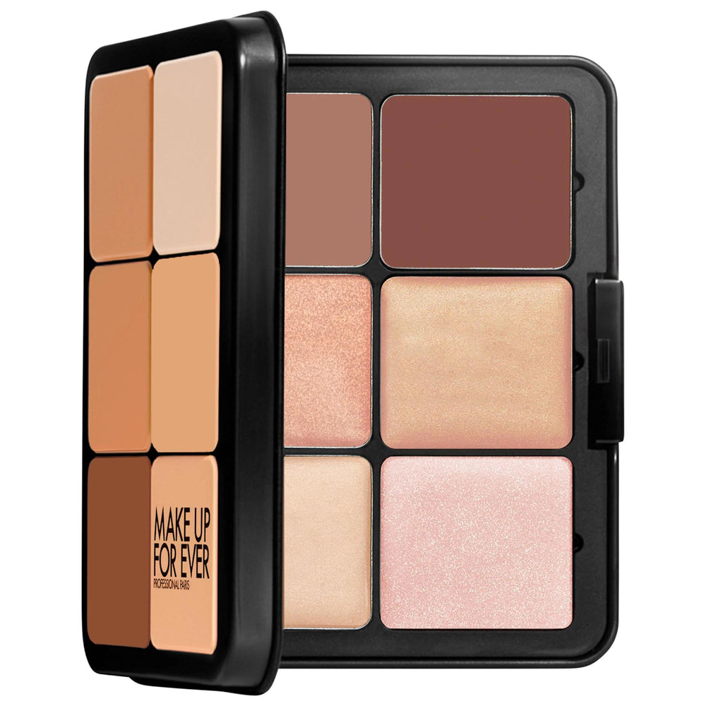 HD Skin: Sculpt & Illuminate - Cream Contour and Highlight Palette for a Flawless, Radiant Face HD Skin Cream Contour Palette: Sculpt & Highlight for Radiant Face cream contour palette, highlight palette, face sculpting palette, makeup contouring, shimmery highlighter, long wearing contour, buildable contour palette, face makeup, contour and highlighting kit, contour palette, highlighting palette, face sculpting, makeup, cosmetics, contouring, highlighting, radiance, shimmer, long-lasting, buildable, face, 