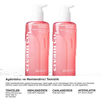 Cream Co. Hyaluronic Acid Glow Jelly Cleanser - Gentle, Moisturizing, Vegan Skincare for Sensitive Skin Cream Co. Hyaluronic Acid Glow Jelly Cleanser - Vegan & Hypoallergenic hyaluronic acid cleanser, vegan skincare, hypoallergenic cleanser, gluten-free cosmetics, moisturizing jelly cleanser, sensitive skin products, cruelty-free skincare, gentle cleanser, niacinamide benefits, PGA moisturizing, dermatologically tested products