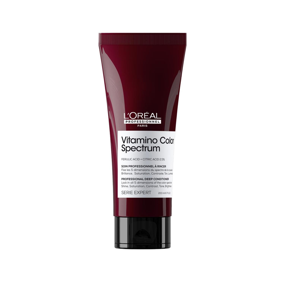 Loreal Professionnel Vitamino Color Hair Conditioner: Shine Enhancing Color Protection for Color Treated & Dyed Hair - 6.76 fl oz Loreal Vitamino Color Conditioner: Color Protection & Shine hair conditioner, color treated hair, hair color protection, shine enhancing conditioner, Loreal Professionnel Vitamino Color, hair care products, color safe conditioner, hair conditioner for dyed hair, dyed hair, color protection, shine, vibrancy, hair treatment, professional hair care, color treated, damaged hair, hair