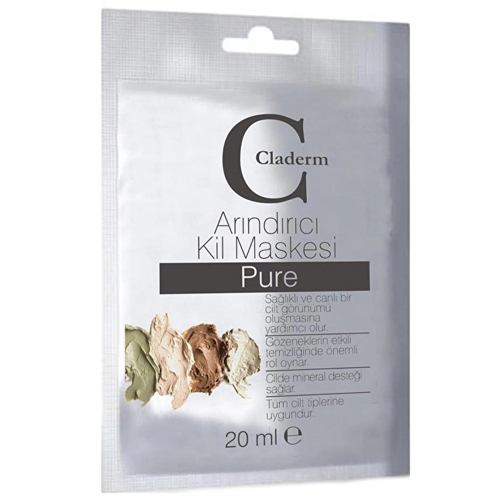 Claderm Pure Purifying Clay Mask for Clear Skin 20 ml