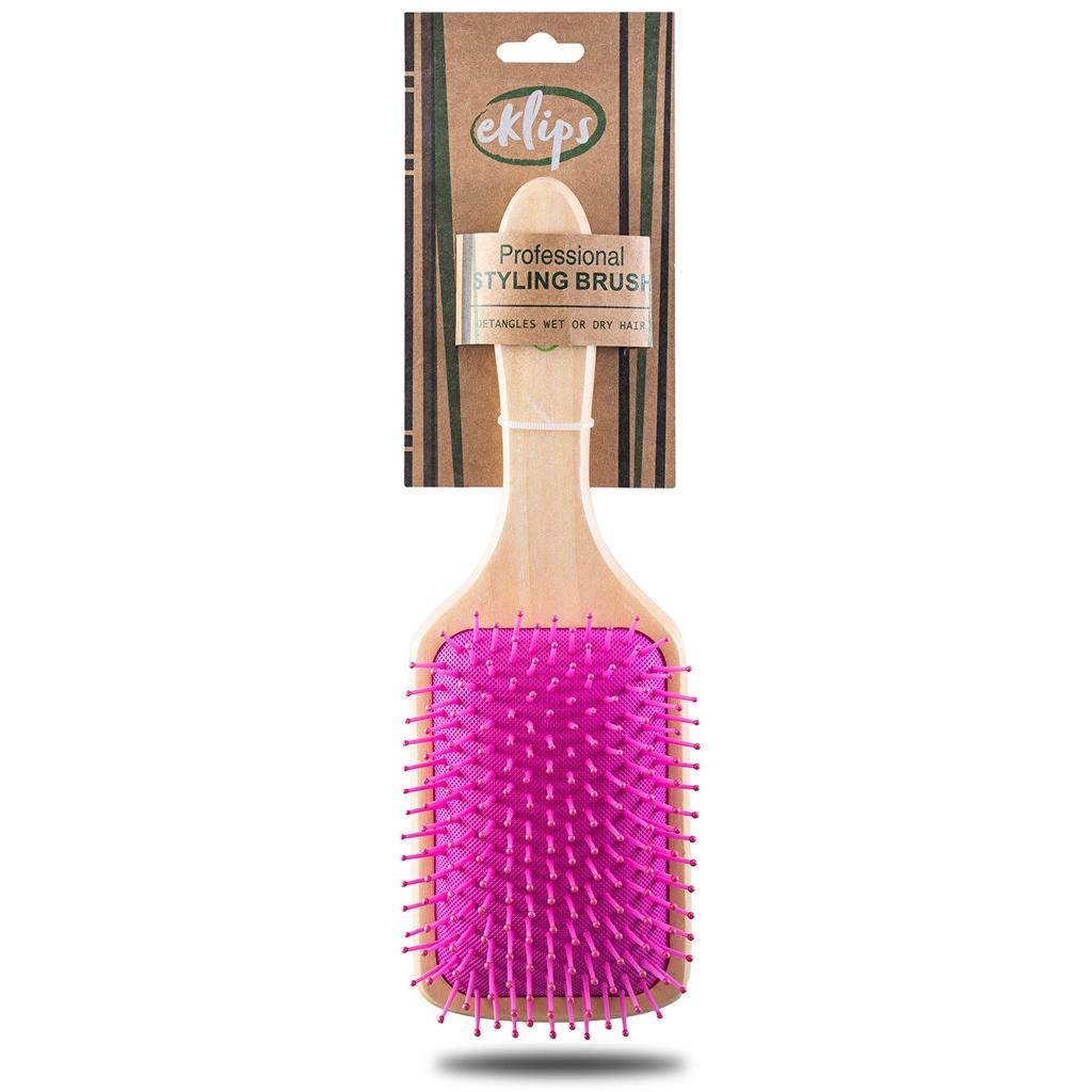 Eklips Natural Hair Brush ZC9210B for Gentle Detangling