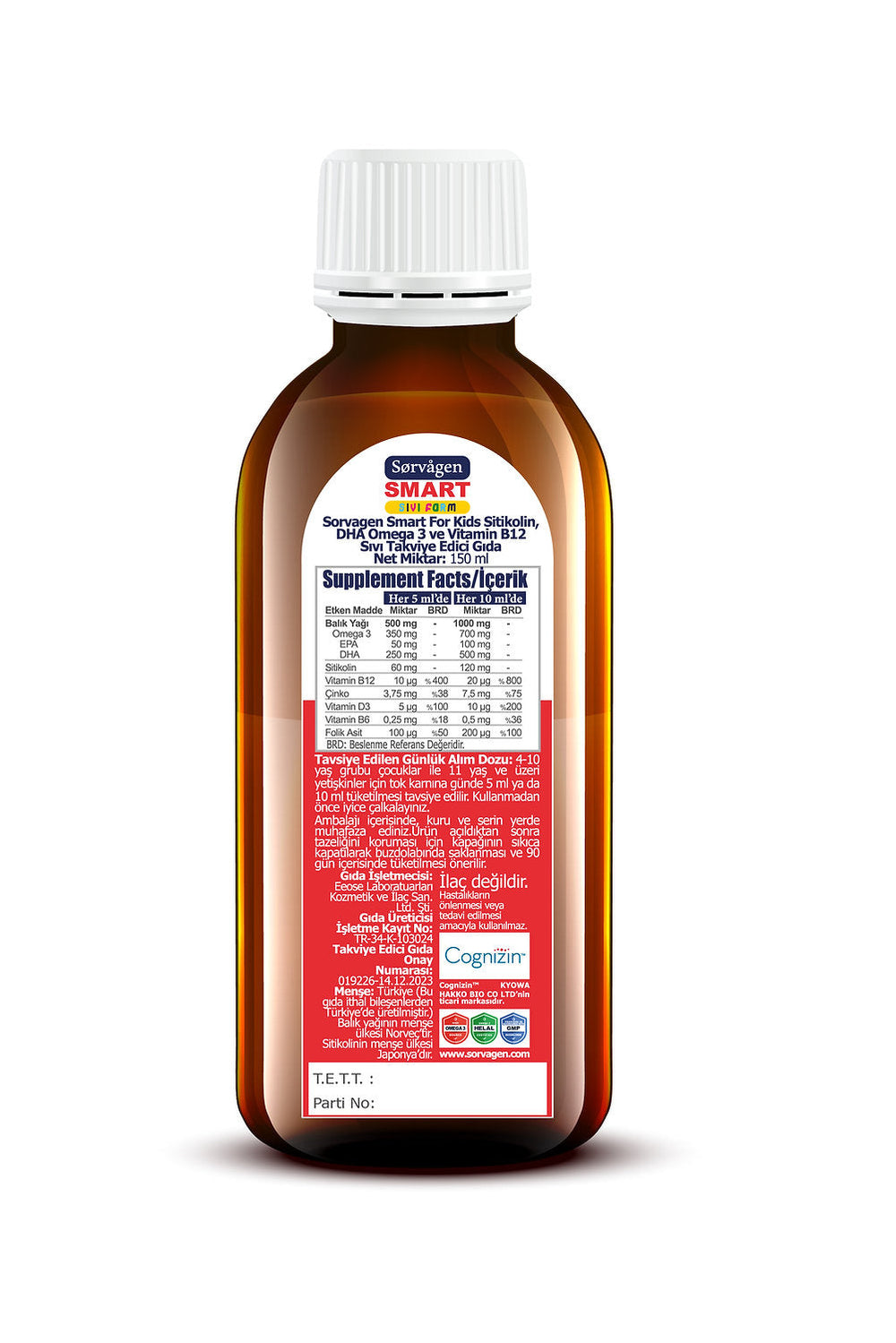 Sorvagen Smart Kids Citicoline 150ml side