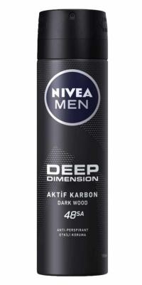 Nivea Men Deep Dimension Deodorant - 48 Hour Protection | 150ml - Face Cream
