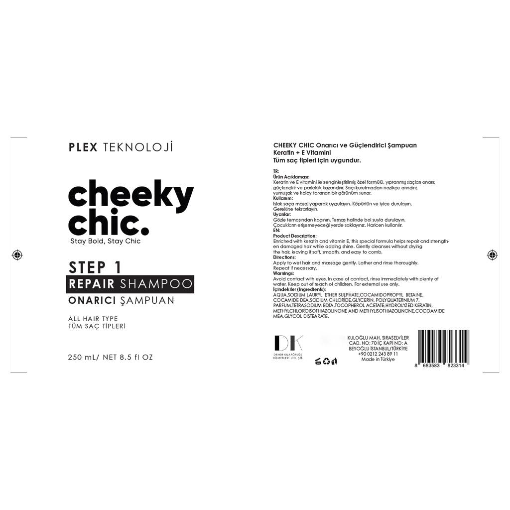 Cheeky Chic Step 1 Repair Shampoo for Damaged Hair 250 ml