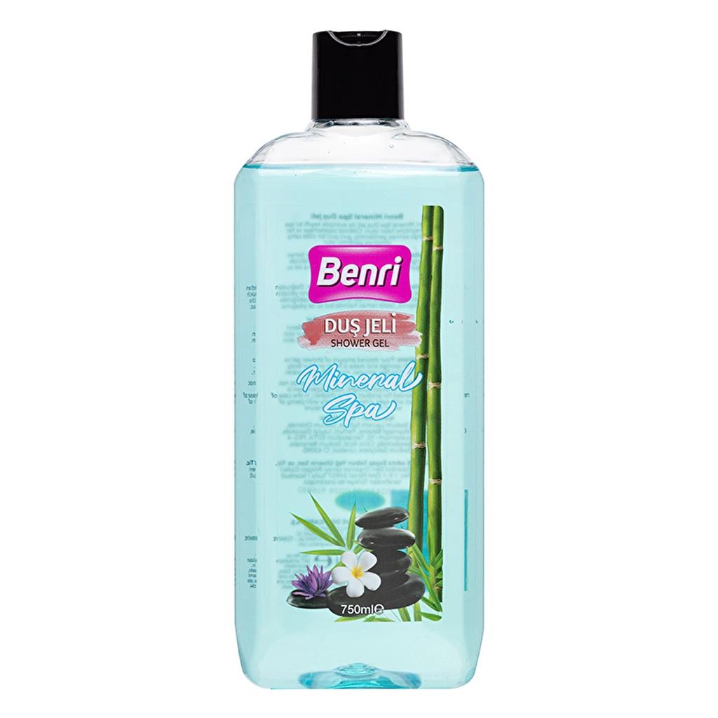 Benri Mineral Spa Shower Gel for Refreshing Body Care 750 ml