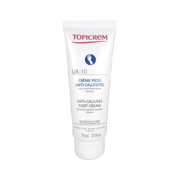 Topicrem SOS Repair Foot Cream 75ml - Intense Moisturization for Dry, Cracked Heels - Foot Cream