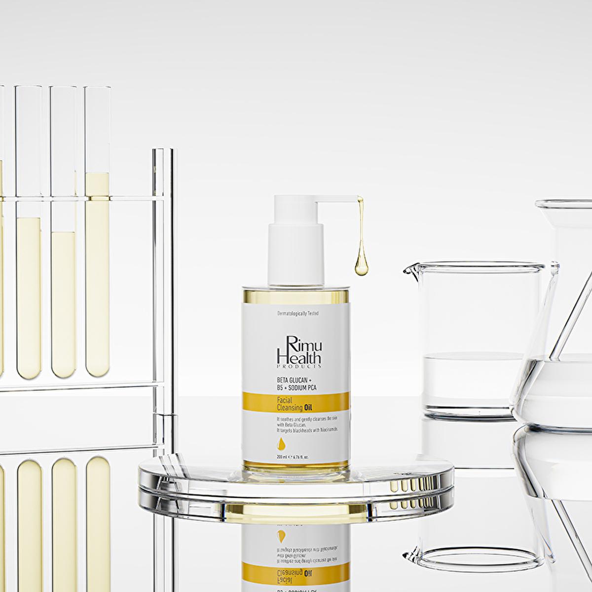 Rimu Health Facial Cleansing Oil: Blackhead & Acne Treatment, Soothing Beta Glucan Formula, Deep Pore Cleansing for All Skin Types Rimu Health Facial Cleansing Oil: Blackhead & Acne Treatment facial cleansing oil, blackhead removal, acne treatment, skin soothing, gentle cleanser, deep pore cleansing, sensitive skin cleanser, all skin types cleanser, beta glucan skincare, niacinamide face wash, face wash, face cleanser, skin care, beta glucan, allantoin, aloe vera water, niacinamide, deep cleansing, all skin