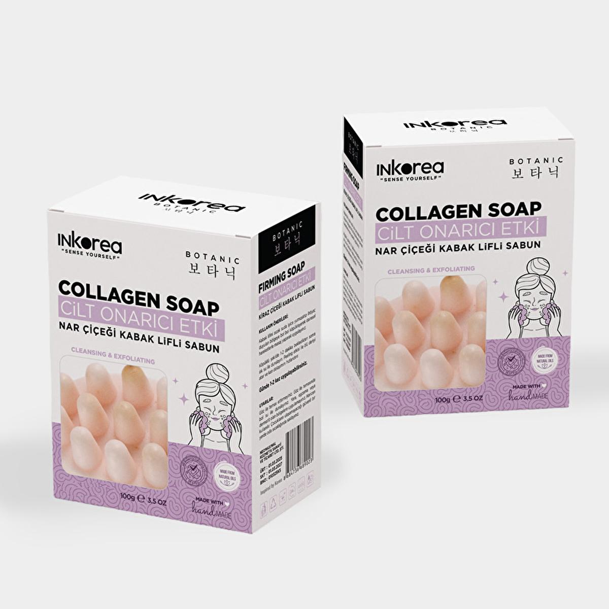 Inkorea Collagen Soap with Natural Loofah: Exfoliating, Skin Repairing, and Rejuvenating Pomegranate Soap for Brighter, Healthier Skin Inkorea Collagen Loofah Soap - Exfoliate & Repair Skin collagen soap, loofah soap, exfoliating soap, skin repair soap, natural soap, pomegranate soap, collagen boosting soap, natural exfoliating cleanser, skin rejuvenating soap, collagen, loofah, exfoliation, skin repair, natural skincare, pomegranate, anti-aging, skincare, beauty, cleanser, soap, skin health, radiant skin, 