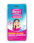 Benri Migraine Relief Band - Cooling Hydrogel Patch for Headache Relief, Non-Medicated Pain Relief, Cold Therapy Benri Migraine Relief Band - Cooling Hydrogel Patch migraine relief, headache relief, cooling hydrogel patch, non-medicated pain relief, cold therapy, pain relief solution, migraine solution, headache solution, Benri, hydrogel patch, adhesive patch, pain relief patch