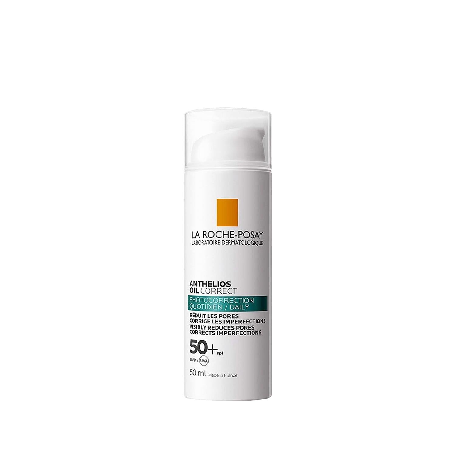 La Roche Posay Anthelios Oil Correct Facial Sunscreen for Oily Skin - 50ml, Oil Control &amp; UV Protection La Roche Posay Anthelios Oil Correct Sunscreen for Oily Skin face sunscreen, sunscreen for oily skin, La Roche Posay Anthelios, oil control sunscreen, facial sun protection, oily skin solutions, uneven skin tone correction, compact sunscreen, dermatological skincare, UV protection, skincare for oily skin