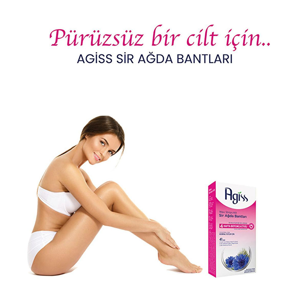 Agiss Hair Removal Wax Strips: Body, Face, Bikini & Underarm - 41 Strips for Normal Skin - Long Lasting Smoothness Agiss Wax Strips: Hair Removal for Body, Face, Bikini - Normal Skin wax strips, hair removal, at home waxing, body wax strips, face wax strips, bikini wax strips, underarm wax strips, hair removal for normal skin, blue st john's wort wax, agiss wax strips, hair removal strips, waxing strips, hair removal at home, waxing at home, hair removal for women, hair removal for men, body waxing, face wa