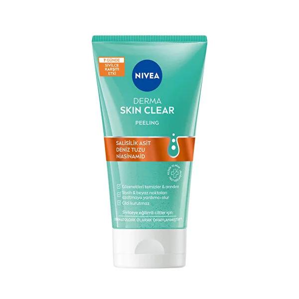 Nivea Derma Skin Clear Anti-Acne Exfoliating Face Wash with Salisilik Asit (BHA) and Niasinamid - 5.07 fl oz Nivea Anti-Acne Face Wash with Salisilik Asit acne treatment face wash, exfoliating cleanser, Nivea Derma Skin Clear, Salisilik Asit face wash, anti-acne skincare, acne prone skin, dermatologically approved, gentle exfoliation, blackheads, whiteheads, oily skin, sensitive skin, skincare, face wash, cleansing, purifying, pore reduction, skin texture, anti-acne benefits, inflammation reduction, breakou