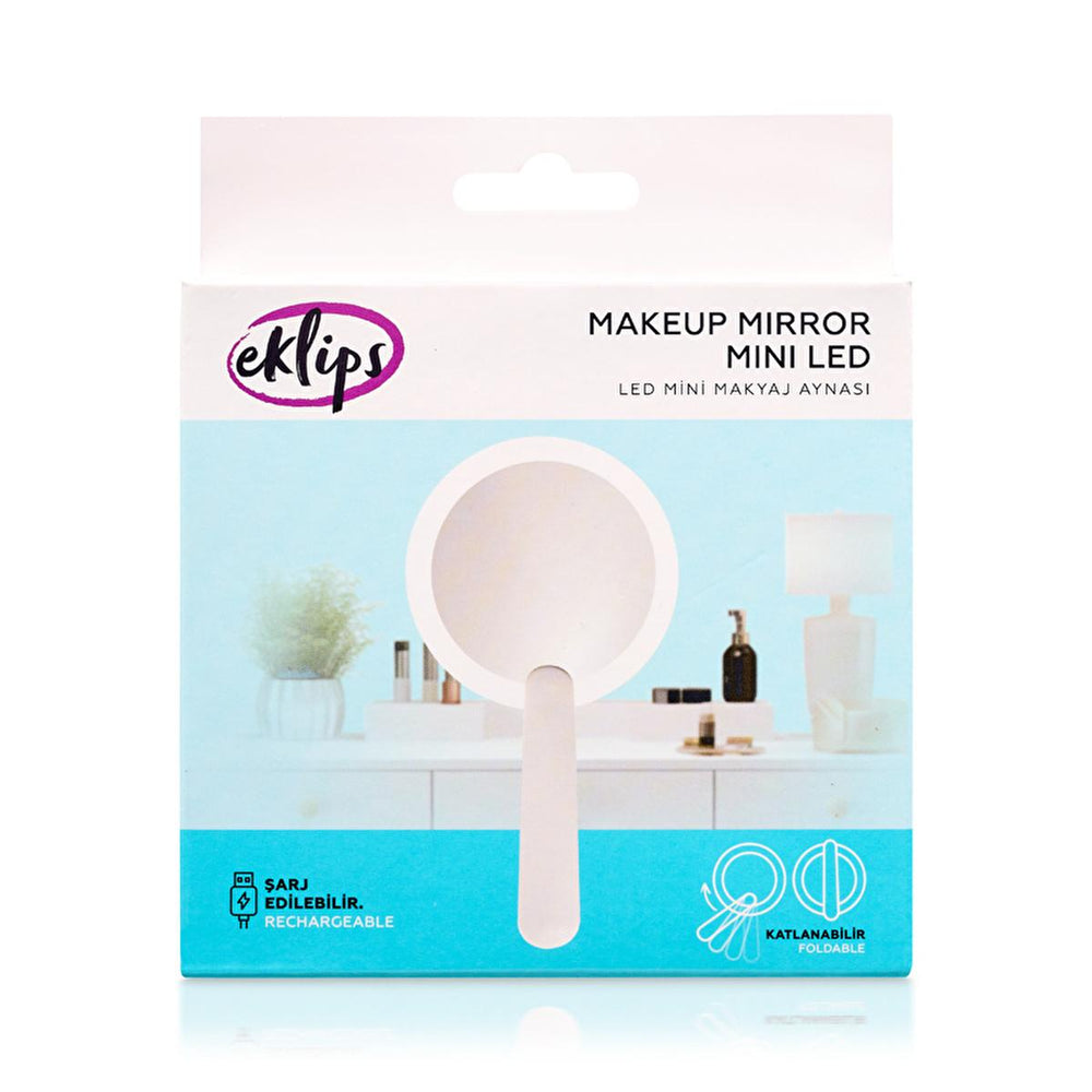 Eklips LED Makeup Mirror - Rechargeable, Compact, Illuminated Mirror for Travel & Personal Grooming - image 4