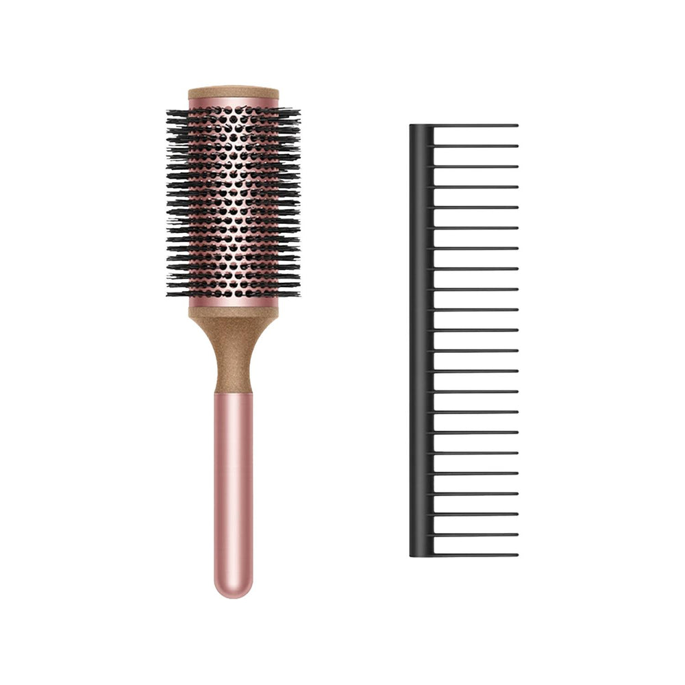 Dyson Rose Black Styling Hair Brush & Comb Set