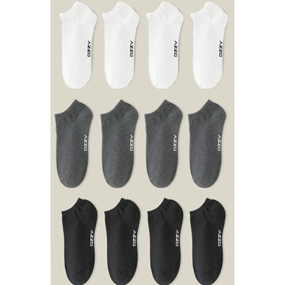 Ozzy Unisex Socks - Seamless Comfort for Everyday Wear - 12-Pack - Hygiene Products