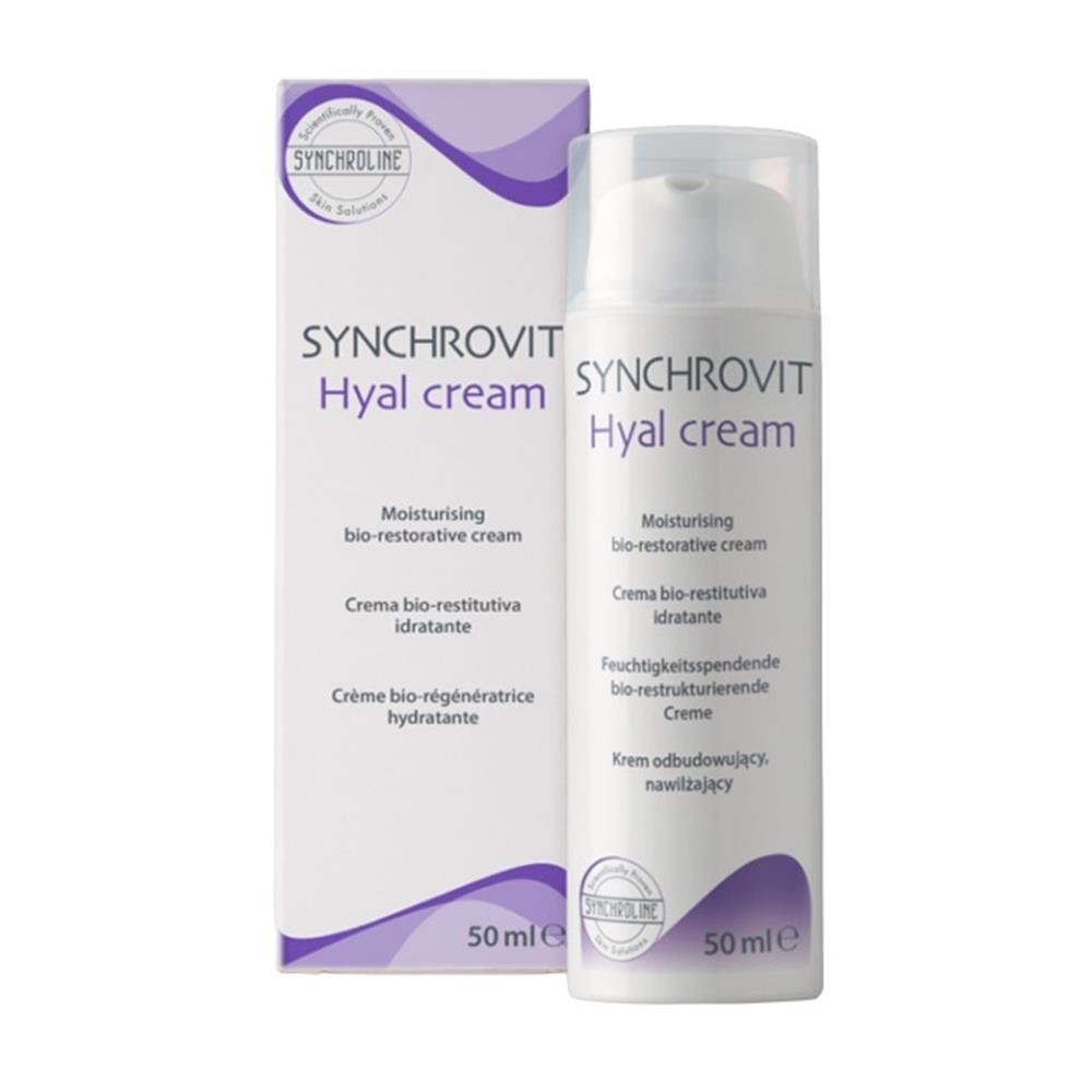 synchroline synchrovit hyal cream 50 ml, hydrating cream for aging skin Synchroline Synchrovit Hyal Cream - 50 ml Synchroline Synchrovit Hyal Cream - 50 ml synchroline, hyaluronic-acid, anti-aging, skin-care, moisturizer, hydrating-cream, face-cream, beauty-product, ai-generated, glowing-skin