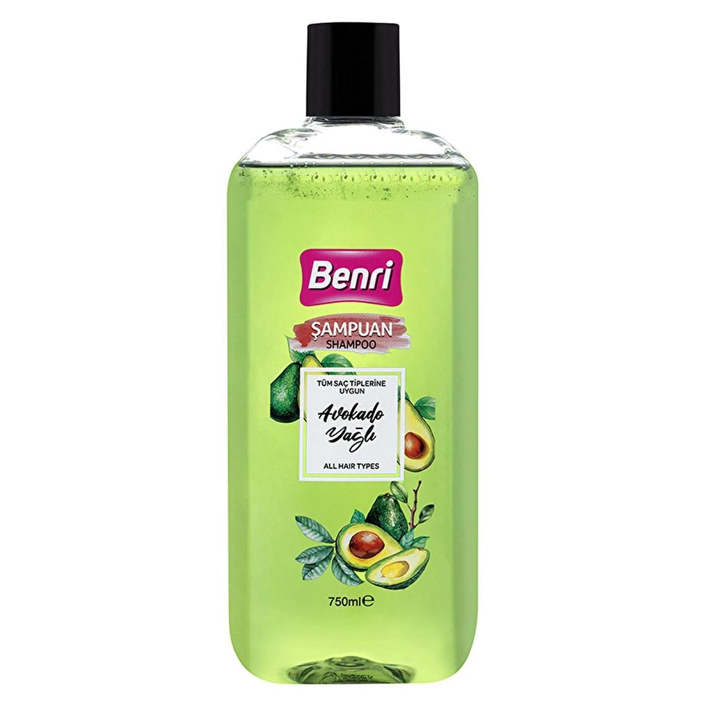 Benri Avocado Oil Shampoo Nourishing &amp; Hydrating 750 ml