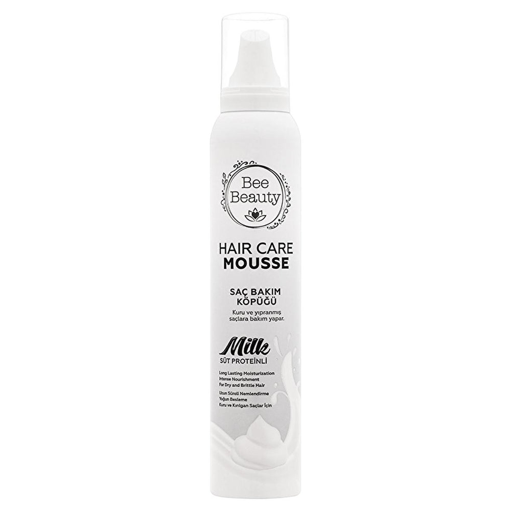 Bee Beauty Milk Plus Hair Care Foam with Milk Protein for Damaged Hair - 6.76 fl oz - Hair Mask