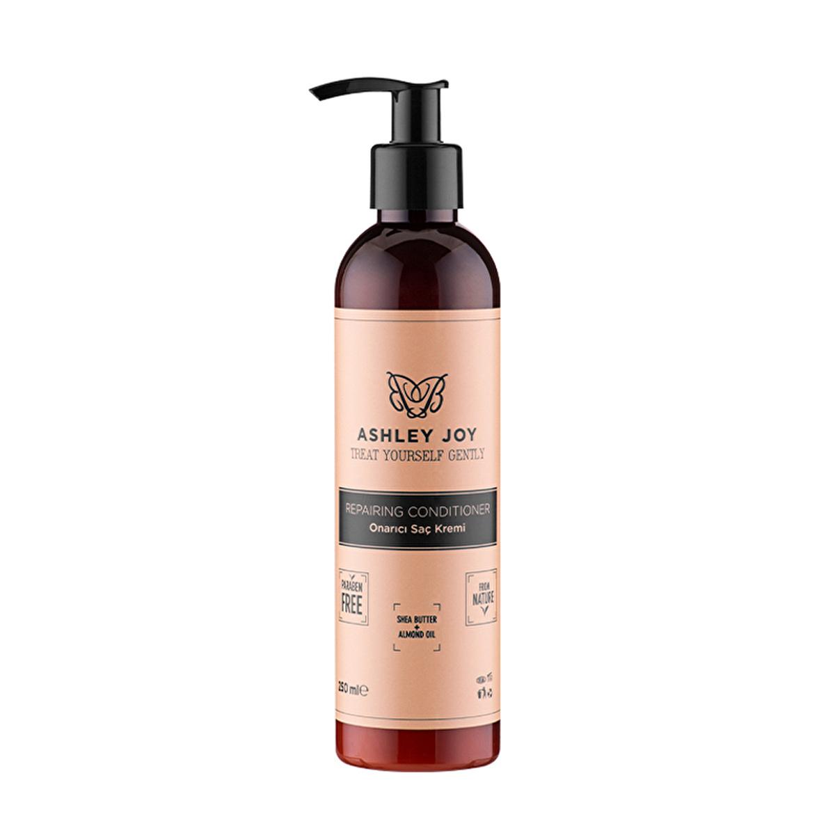 Ashley Joy Repairing Hair Conditioner - Sweet Almond Oil & Shea Butter for Damaged Hair, Volume & Shine - Natural Hair Detangler (8.45 fl oz) Ashley Joy Repairing Hair Conditioner: Almond Oil & Shea Butter hair conditioner, repairing hair conditioner, sweet almond oil hair conditioner, shea butter hair conditioner, volumizing hair conditioner, shine enhancing conditioner, hair damage repair, dry hair conditioner, natural hair conditioner, hair detangler, almond oil, shea butter, hair repair, damaged hair, d